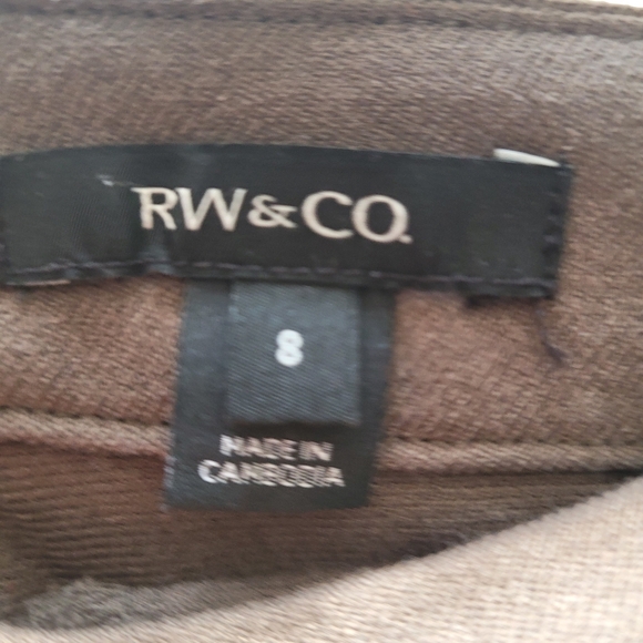 Brown Midi Wrap A-line Skirt - Picture 3 of 3